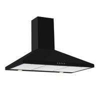 CDA ECH93BL - Black 90cm Chimney Extractor - 468m³/h - C Energy Rated