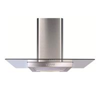 CDA ECN92SS 90cm Flat glass Cooker hood extractor in stainless steel