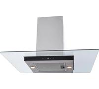 Cda ECNK91SS Flat glass island extractor, Ducted/re-circulating, 3 speeds