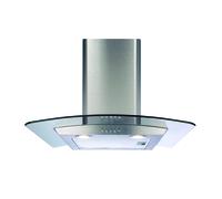CDA ECP62SS curved glass extractor hood