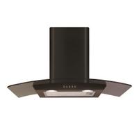 CDA ECP72BL 70cm Chimney Cooker Hood D