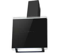 Cda EXG70BL 70cm gesture control angled black glass extractor, TC , LED lights (CHA37)