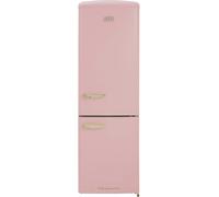 CDA FLORENCE TEA ROSE - Pink Freestanding 60/40 Frost Free Fridge Freezer
