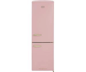 CDA FLORENCE TEA ROSE - Pink Freestanding 60/40 Frost Free Fridge Freezer [EEK: D]