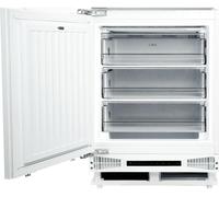 CDA FW284/1 Integrated Undercounter Freezer - Fixed Hinge, White