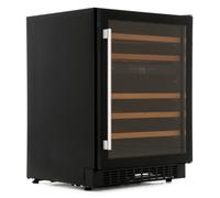 CDA FWC604BL Freestanding/under counter wine cooler, Dual temperature zones,