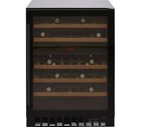 CDA FWC604BL Freestanding/under counter wine cooler, Dual temperature zones,