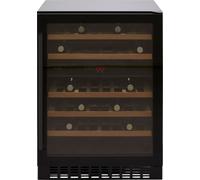 CDA FWC604BL 60cm Dual Zone Freestanding Under Counter Wine Cooler