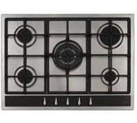 CDA HG7351SS 70cm 5 Burner Gas Hob, Stainless Steel
