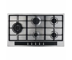 CDA HG9351SS 90cm Five Burner Gas Hob, Stainless Steel