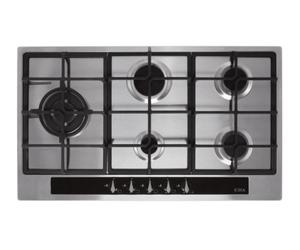 CDA HG9351SS - Stainless steel 5 Zone Gas Hob