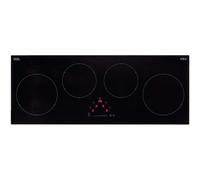 CDA HN9626FR 90cm Linear Four Zone Induction Hob, Frameless Black Glass