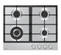 CDA HPG6200SS Built In 59cm 4 Burners Stainless Steel Gas Hob