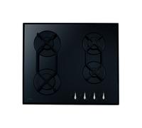 CDA HVG621BL 60cm Four Burner Gas on Glass Hob, Black