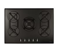 CDA HVG721BL 70cm Gas on Glass 5 Burner Gas Hob - Black
