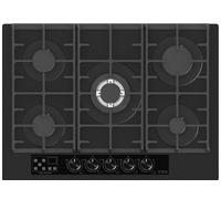 Cda HVG731MB 70cm gas on glass hob, 5 zones, Precision Flame