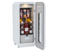 Retro freestanding drinks cooler with built in wireless phone charger - Cotton 5055833408122