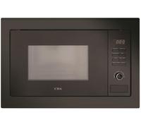 CDA VM131BL Built-in microwave oven, LED timer and clock white display , 900W, black frame