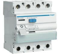 Residual Current Switch 4P 25A Switch Differential CDA425J