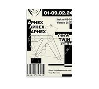 CDAXHOZ Aphex Twin2 Poster Wall Hotel Art Decoration Painting Living Room Decoration Bedroom Painting Bathroom Bar Counter Poster 16x24inch(40x60cm) Unframe-style