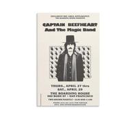 CDAXHOZ Captain Beefheart Poster Wall Hotel Art Decoration Painting Living Room Decoration Bedroom Painting Bathroom Bar Counter Poster 12x18inch(30x45cm) Unframe-style