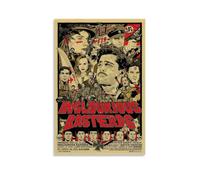 CDAXHOZ Inglourious Basterds Poster Wall Hotel Art Decoration Painting Living Room Decoration Bedroom Painting Bathroom Bar Counter Poster 16x24inch(40x60cm) Unframe-style