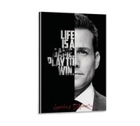 CDAXHOZ Life Is A Game Play to Win Poster Wall Hotel Art Decoration Painting Living Room Decoration Bedroom Painting Bathroom Bar Counter Poster 08x12inch(20x30cm) Frame-style