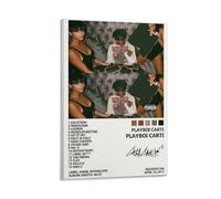 CDAXHOZ Playboi Carti Album Poster Wall Hotel Art Decoration Painting Living Room Decoration Bedroom Painting Bathroom Bar Counter Poster 12x18inch(30x45cm) Frame-style