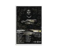 CDAXHOZ Rod Wave Soulfly Poster Wall Hotel Art Decoration Painting Living Room Decoration Bedroom Painting Bathroom Bar Counter Poster 16x24inch(40x60cm) Unframe-style