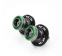 CDBFWD For Husqvarna Svartpilen 701 moto SM 701 Enduro TE 701 CNC Motorcycle M10 Swingarm Spools Slider Stand Tire Valve Cap-Green-701