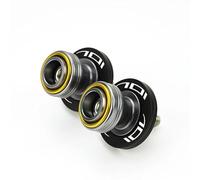 CDBFWD For Husqvarna Svartpilen 701 moto SM 701 Enduro TE 701 CNC Motorcycle M10 Swingarm Spools Slider Stand Tire Valve Cap-Gold-701