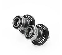 CDBFWD For Husqvarna Svartpilen 701 moto SM 701 Enduro TE 701 CNC Motorcycle M10 Swingarm Spools Slider Stand Tire Valve Cap-Black-701