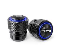 CDBFWD For Husqvarna Svartpilen 701 moto SM 701 Enduro TE 701 CNC Motorcycle M10 Swingarm Spools Slider Stand Tire Valve Cap-2pcs Blue