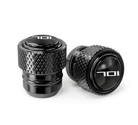 CDBFWD For Husqvarna Svartpilen 701 moto SM 701 Enduro TE 701 CNC Motorcycle M10 Swingarm Spools Slider Stand Tire Valve Cap-2pcs Black