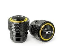 CDBFWD For Husqvarna Svartpilen 701 moto SM 701 Enduro TE 701 CNC Motorcycle M10 Swingarm Spools Slider Stand Tire Valve Cap-2pcs Gold