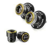 CDBFWD For Z900 Z 900 RS SE Z900RS Z900SE 2017-2023 2024 2025 M8 Motorcycle Swingarm Spools Slider Stand Screws Tire Valve Cap-2PCS-Gold