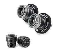 CDBFWD For Z900 Z 900 RS SE Z900RS Z900SE 2017-2023 2024 2025 M8 Motorcycle Swingarm Spools Slider Stand Screws Tire Valve Cap-2PCS-Titanium