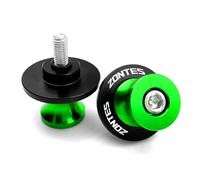 CDBFWD For Zontes Shengshi ZT310X 310T 310V ZT310R G1 125 ZT125 ZT125U Motorcycle Accessories M8 Swingarm Spools Slider Stand Screw-Green