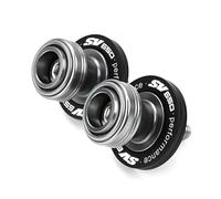CDBFWD M8 For Suzuki SV650 SV650S SV650X SV 650 S X 1999-2023 2024 CNC Motorcycle Swingarm Spools Slider Stand Screws Tire Valve Caps-2pcs-Titanium
