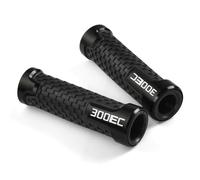 CDBFWD Motorcycle Non Slip Handlebar Grips 7/8" 22mm CNC Aluminum Rubber Handle Grips For Gas Gas 300EC EC300 300 EC 2005-2024-Black