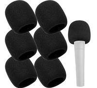 CDBOVID 6 Pack Microphone Cover Foam,Mic Cover Handheld Microphone Windscreen