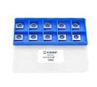 CDBP 11mm Square Straight Carbide Inserts for Woodturning, 11x11x2.0mm for Replacement Cutter Knives for Woodworking Roughing Tool, 10pcs, Silver (11×11×2.0mm)