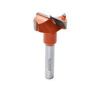 CDBP 35mm Diameter Carbide Tipped Hinge Boring Bit - 35mm Dia x 70mm Long x 10mm Shank, Left Hand Rotation