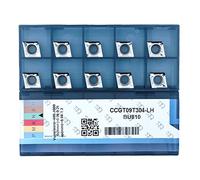 CDBP Ccgt 32.51 Ccgt09t304 Carbide Inserts for CNC Turning for Aluminum, 10pcs