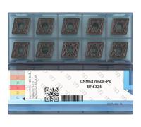CDBP Cnmg 432 Cnmg120408 Carbide Indexable Inserts - Carbide Turning Tools for Lathe, 10 Pcs