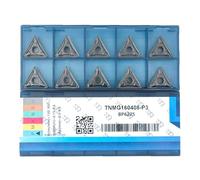 CDBP TNMG 332 Tnmg160408 of CNC Carbide Inserts for Steel Turning Cutting Tools,TNMG Triangle Turning Insert,10 pcs