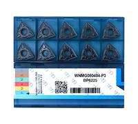 CDBP WNMG080404 WNMG431 Carbide Indexable Inserts - Carbide Turning Tools for Lathe, Pack of 10
