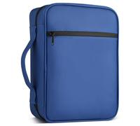 CDBXPRG Bible Cover, Bible Carrying Book Case for Women,Protective Church Organizer Holder Bag with Handle Pockets,Christian Gift for Girls Boy and Men Blue