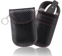 CDC DIGI 2 Pack Signal Blocking Pouch,Attenuated Signal Keyless Entry Car Keys Case,Faraday Pouch for Car Keys,RFID Key Pouch,Car Key Signal Blocker Pouch Anti-Theft Remote Entry-Car Accessories