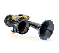 CDC Truck Stuff Diesel Train Horn for Truck, 170dB Two Tone TGV Sound, 12-24V, 80 psi Minimum Air Supply